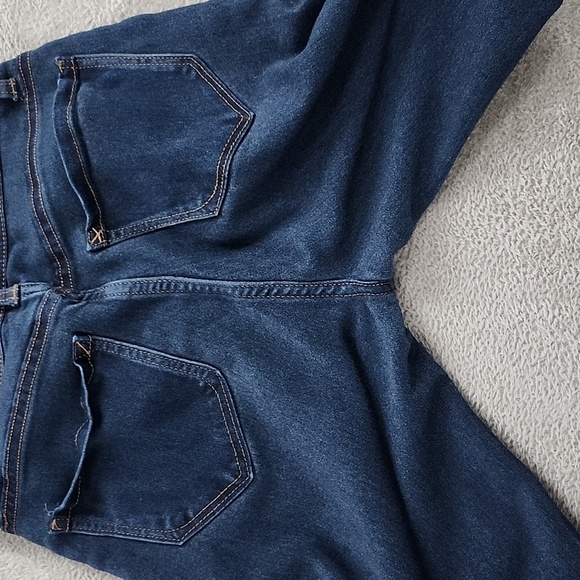 Kensie Jeans Womens Size 2 Blue Denim Wide Leg Classic 5 Pocket - Picture 13 of 14